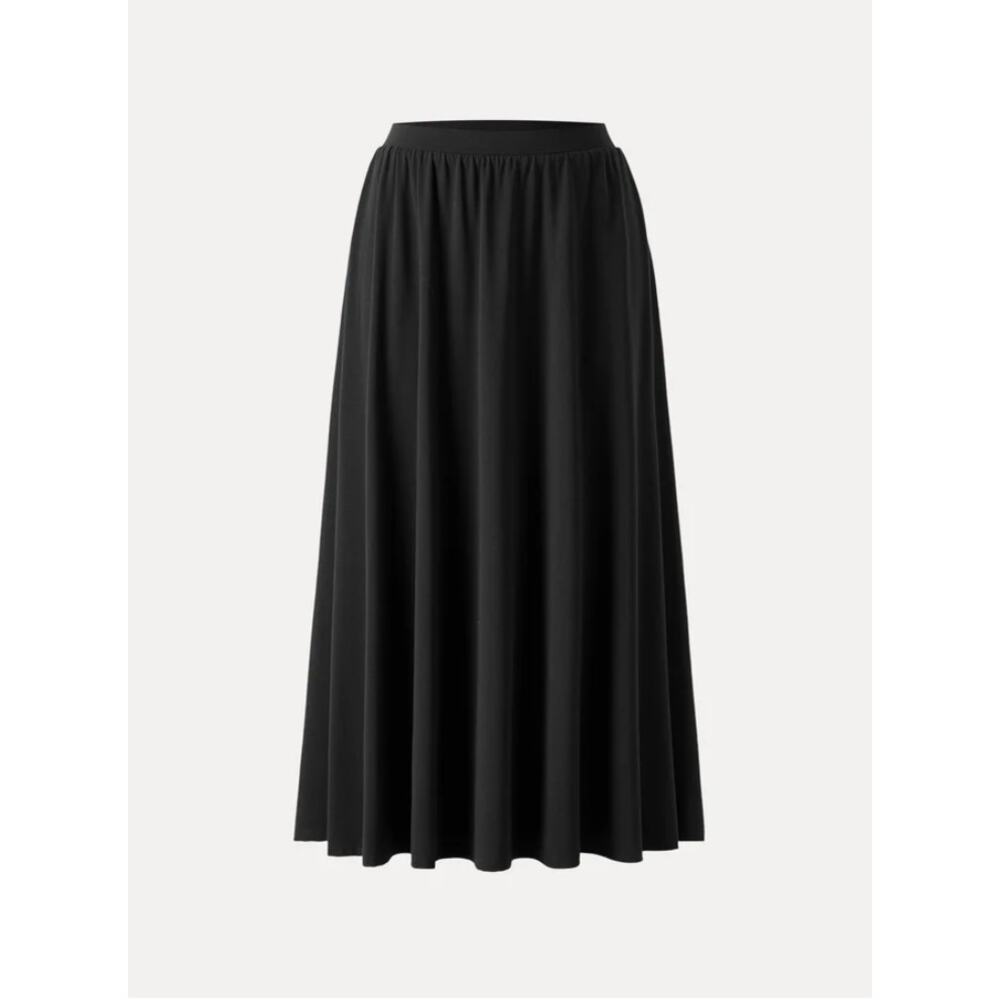 OGL LightCotton Rib Stretch Cotton Maxi Umbrella Skirt with Pockets NWT SIZE 2XL